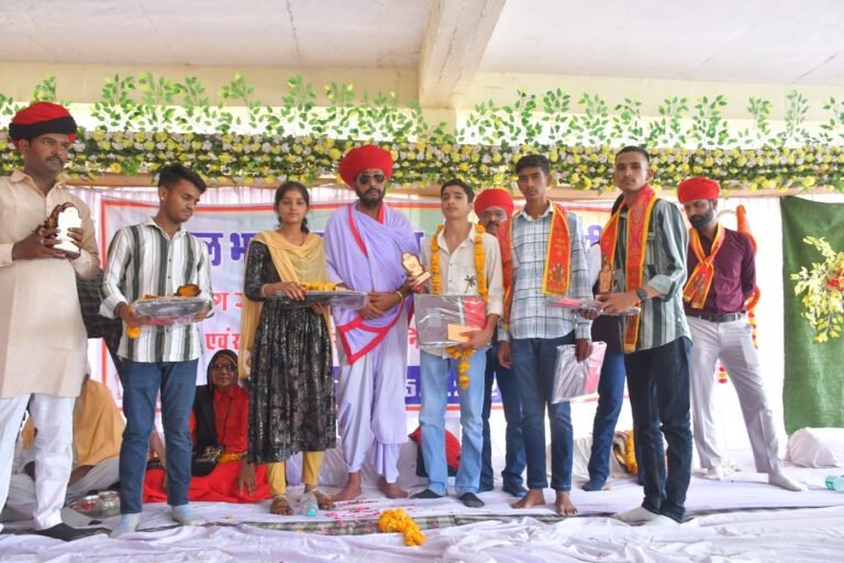 रेबारी समाज का संभाग स्तरीय सम्मान समारोह आयोजित